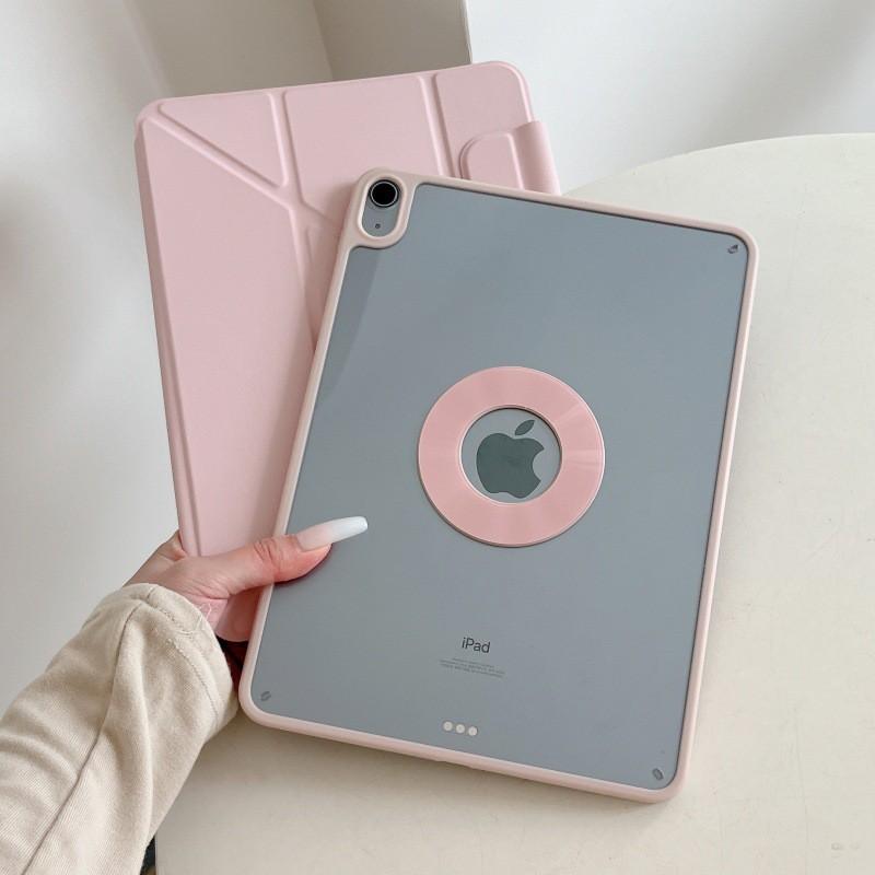 Slim Transparent Magnetic Folio Case IPad Air 8 11 Inch 2026 Model Shockproof Stand Support Anti-Scratch Acrylic Cover