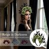 Elegant Style Halloween Rose Headband Vintage Crown Hair Hoop  Role Play Event