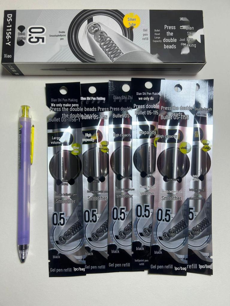 Dianshi Galaxy Raumzeit Kapsel Kugelschreiber - Leise, Schnelltrocknend, Doppelkugel, Großes Fassungsvermögen, Schwarzer Signierstift.