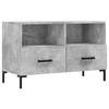 VidaXL Meuble TV Gris béton 80x36x50 cm Bois d'ingénierie 828976