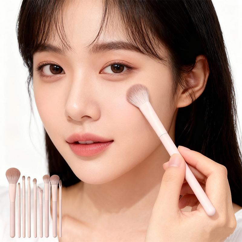 Beginner Makeup Brush Set 7-13Pcs Foundation Brush Concealer Eyeshadow Makeup Brush Cosmetic Makeup Beauty Tool