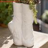 Dreamy Succulent Planter Creative Ballet Foot Vase Minimalist Foot Sculpture Pot  Balcony Patio