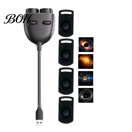 Flexible Head Starlight for Kids Room Car Roof Star Night Lights, Starry Sky Projector Light, Interior Ambient, Plug-and-Play USB Light Decorative