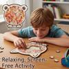 Cartoon Wooden Cat Puzzles Relaxation and Stress Relief Jigsaw Toys Educational Toy Cute Animal Home Decor Gift