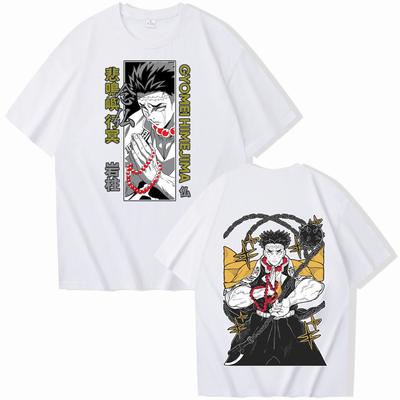 2025 Japanse Anime Demon Slayer Himejima Gyomei Y2k Vintage T-shirts Dames Zomer Casual O-Hals Korte Mouw Unisex Shirts