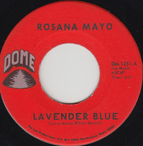 

7inch Record ROSANA MAYO - Lavender Blue DM1251 Dome US Folk Used