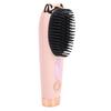 Cordless Straightening Brush 3 Temperature Settings 3000mAh Battery Portable Hair Straightener Brush Pink