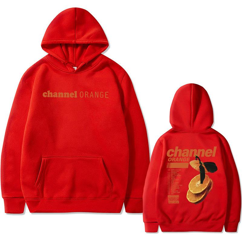 Rapper Frank Channel Orange Graphic Hoodie Ocean Oversized Sweatshirt Blond Hip Hop Vintage Hoodies Men's Fashion Streetwear