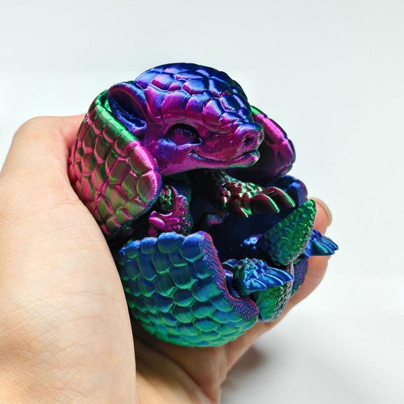 1Pcs Fidget Action Figures 3D Printed Pangolin Statue For Home Office Desk Decor Flexible Animal Decoration Children's Gift