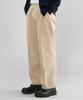 UNTAPPED STUDIO Double-Pleat 10-Count Cotton Semi-Wide Chino Pants