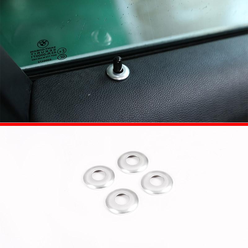 ABS Silver For BMW 3 Series E90 2005-2012 Car Interior Decoration Cover Stickers Dashboard Console Gear Shift Door Handle Trim