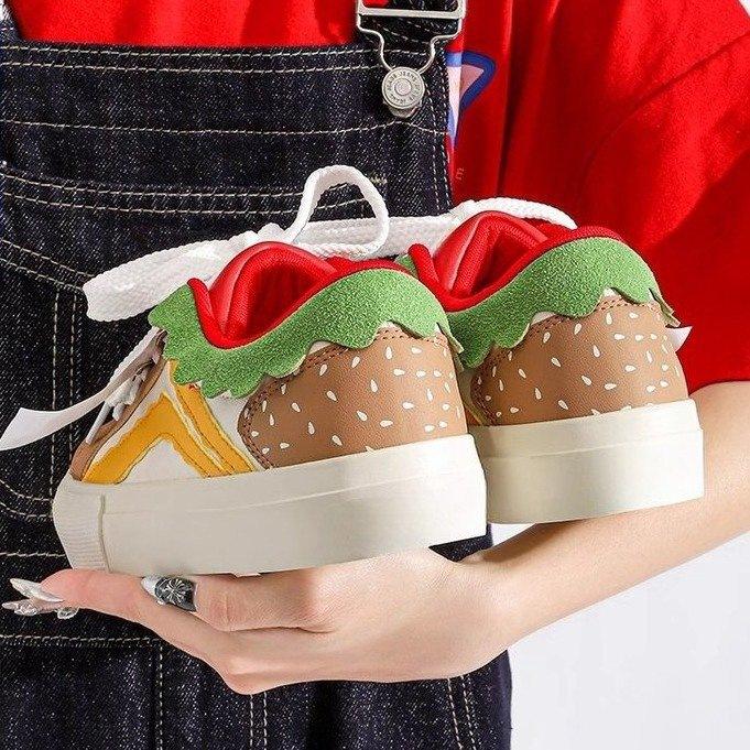 Niche design bread shoes women's autumn new versatile high-end original skateboard shoes cute breathable board shoes