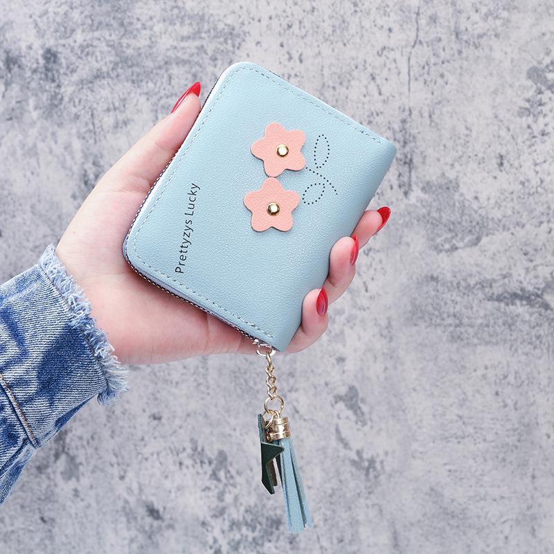 2021 Women's Zipper Flower Coin Purse: Korean Style, Mini, Versatile