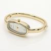 Lightweight Luxury Bracelet Watch Gold/Silver Oval Dial Wristwatch Roman Dial Elegant Quartz Watch for Women