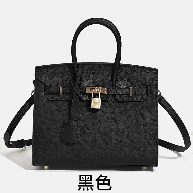 Platinum Bag, Handbag, Large-capacity Commuting To Work, Real Cowhide Women's Bag