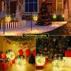 Solar Lantern, 2 Pack Outdoor Lanterns with 30 LED Waterproof Garden Decor Patio Solar Lights Outdoor Decorative Backyard Outdoor Hanging, Warm Light