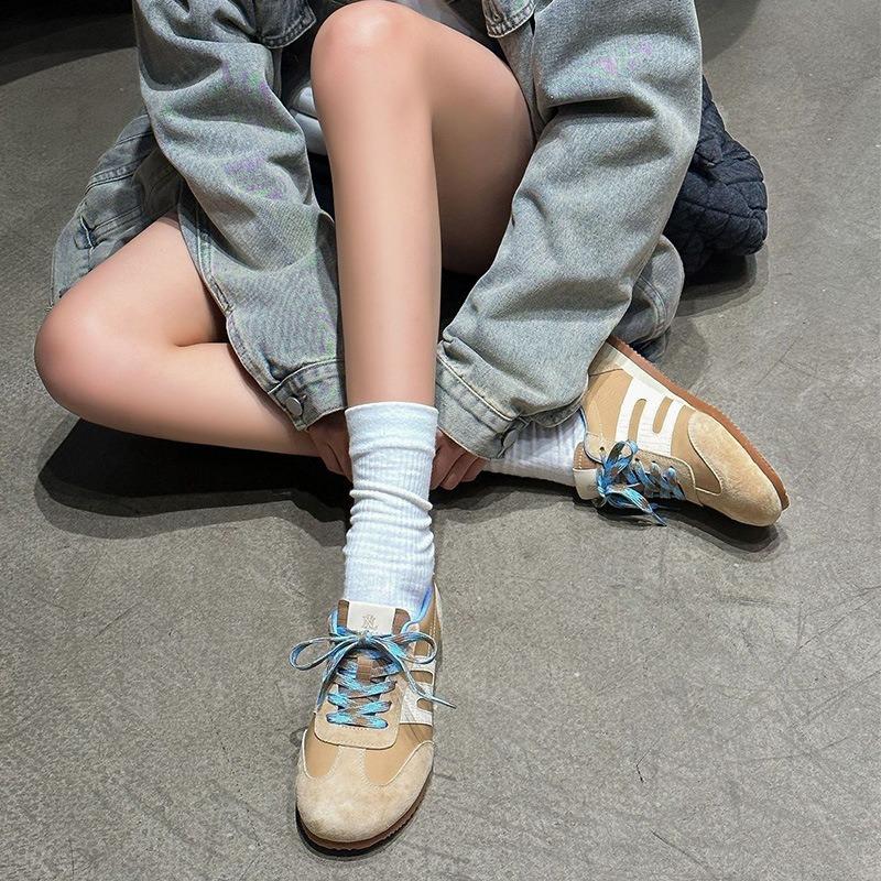 Leather little white shoes women's spring new soft sole comfortable casual sports classic retro