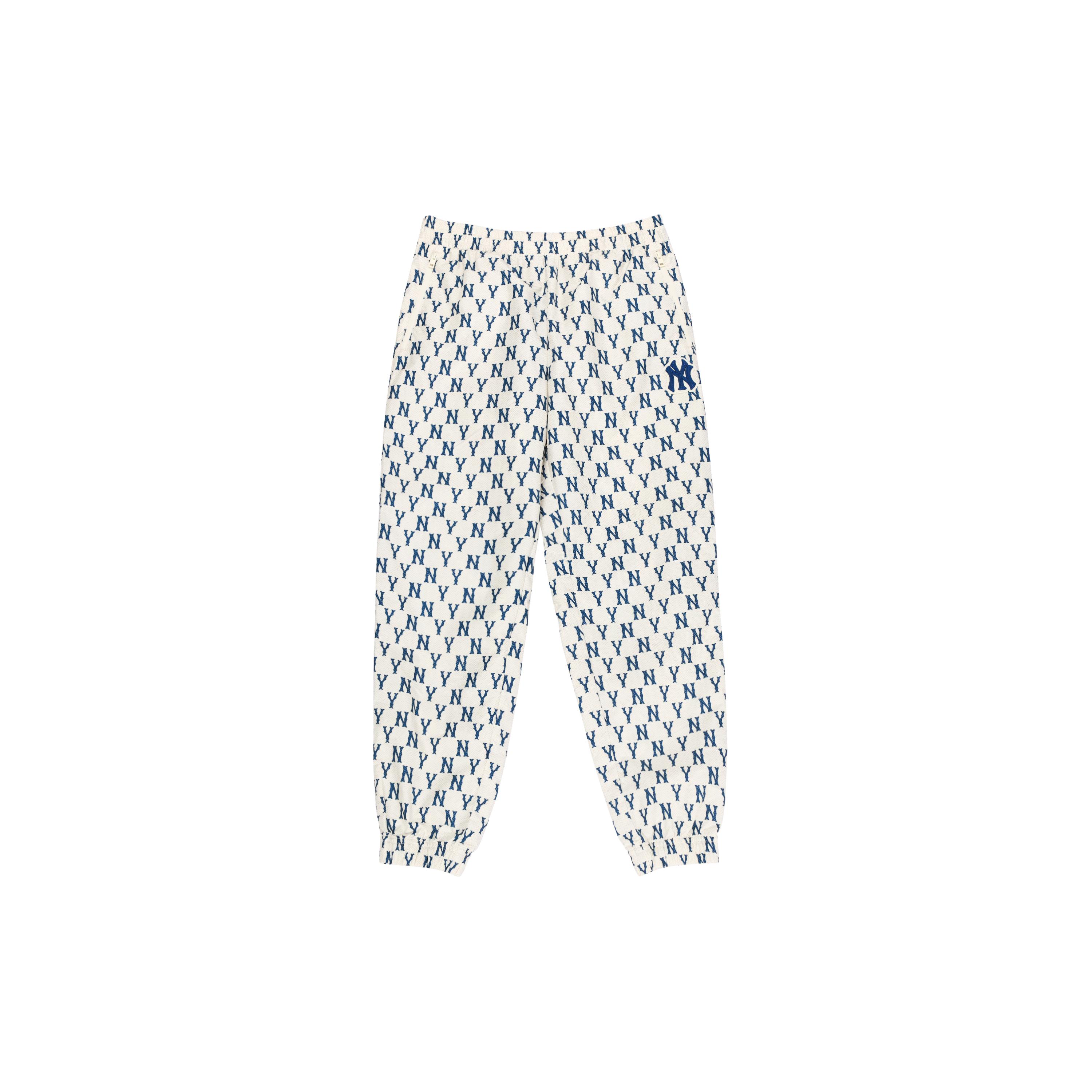 MLB Knitted Sweatpants Unisex Cream 3AWPM0121-50CRS M