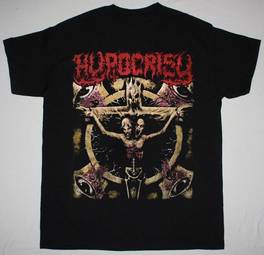 Hypocrisy Band Black T-Shirt Cotton Full Size Unisex T-Shirt M