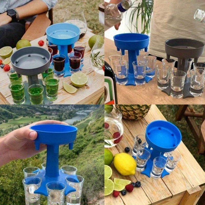 1pc Manual Push- Beverage Dispenser with Stand - No Required Wine & Beer Server for Parties,Weddings, Bars - Washable Drink Dispenser (No Assembly)