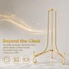 7.87x5.31in Marble Clock Display Bracket Iron Nordic Style Decor Stand  Shelf Decoration