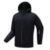 Unisex Autumn/Winter Softshell Windbreaker: Breathable, Loose-Fit, Color Block Hooded Jacket