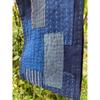 Used B71 Rag Snood Old Cloth Remake Indigo Dye Patchwork Sewing Sashiko