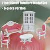 Handcrafts Doll House Miniature Furniture Set For Kids Creative Pretend Play And Craft Model Project Landscape Accessory