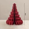 2026 Christmas Tree Honeycomb Ball 3D Folding Christmas Tree Ornament Desktop Decoration  for Xmas Navidad Happy New Year Decor