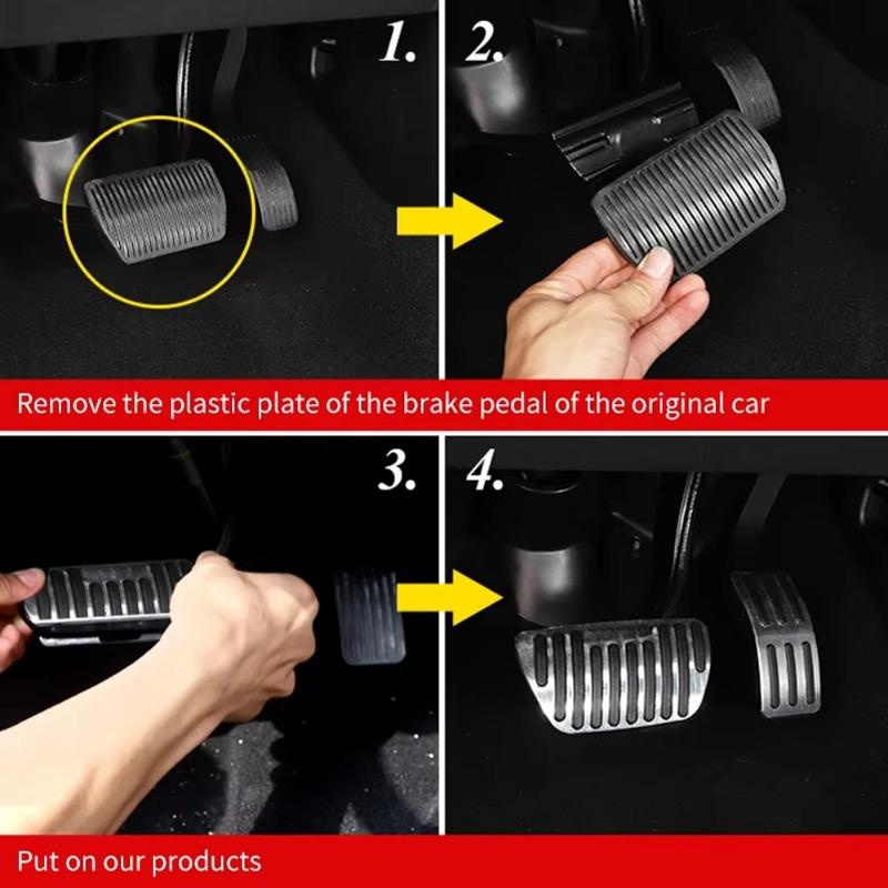 Suitable for Hyundai Driving Cab Throttle Brake Metal Foot Pedal Modification Interior Parts Car Accessories