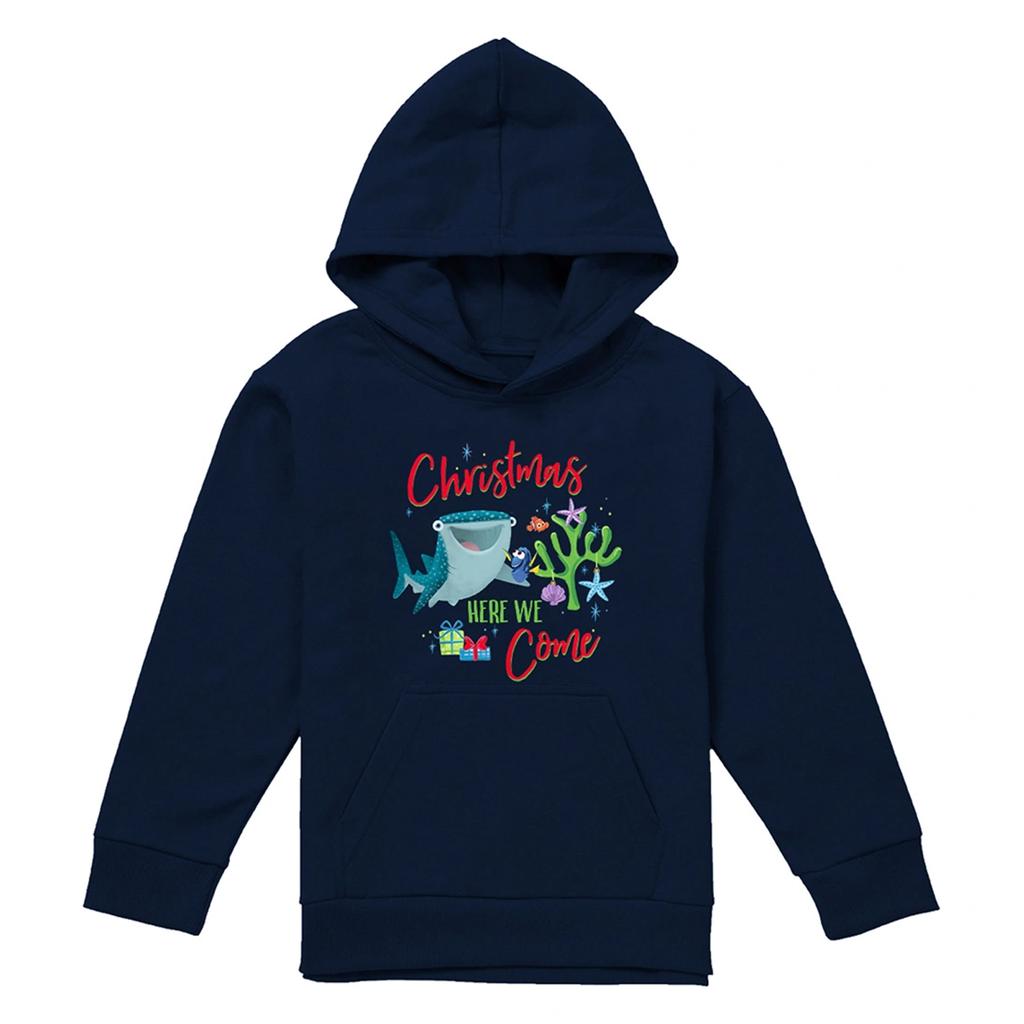 Finding Nemo Childrens/Kids Christmas Here We Come Dory And Destiny Hoodie