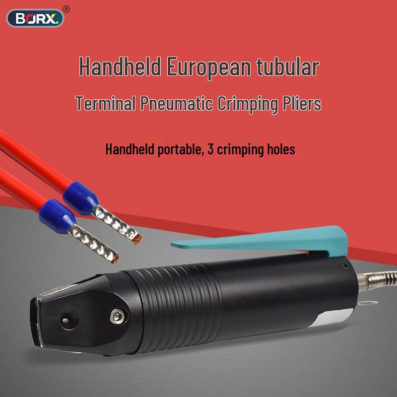 

Handheld Pneumatic Crimping Pliers for Insulated European Tubular Terminals