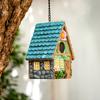Courtyard Garden Decoration Parrot Outdoor Bird House Winter Warm Bird Nest Hanging Nest Resin Crafts Ornaments