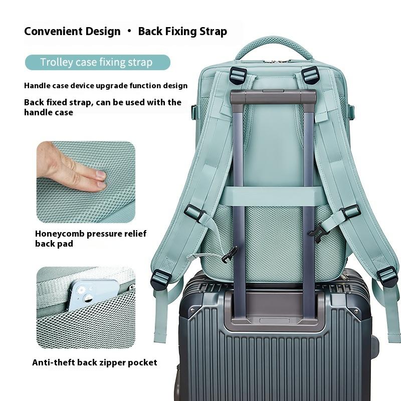 Backpack Large Capacity Men's and Women's Outdoor Travel Bag Waterproof Lightweight Casual Backpack Short Trip Computer Simple School Bag