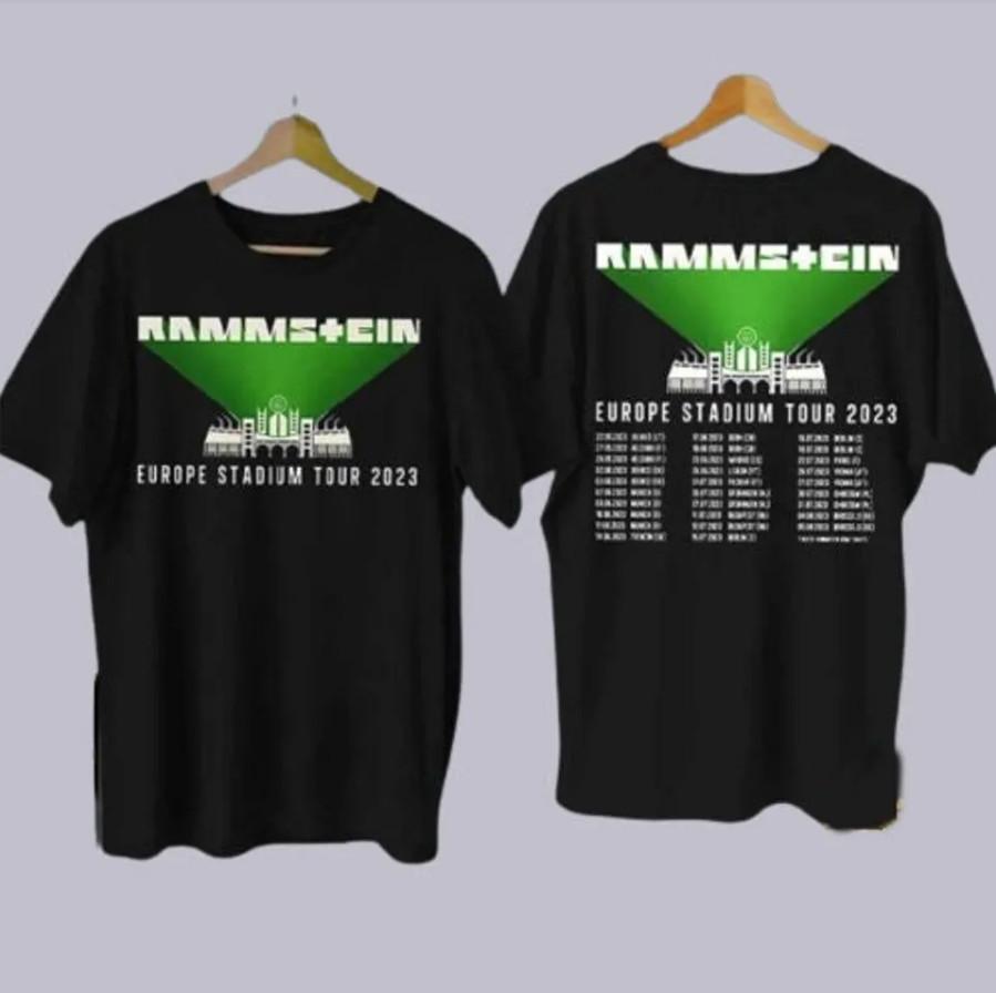 

Rammstein 2023 Stadium Europe Tour Shirt, Heavyweight Music Concert Tee S