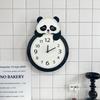 Panda Swing Wall Clock, A New Type of Simple, Creative and Silent Clock Decoration for Home Living Room Wall Mounting