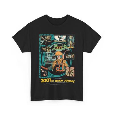 Stanley Kubrick 2001: Maglietta 100% Cotone Film 2001: Odissea nello Spazio Magliette da Uomo Top Unisex Maglietta Pesante in Cotone
