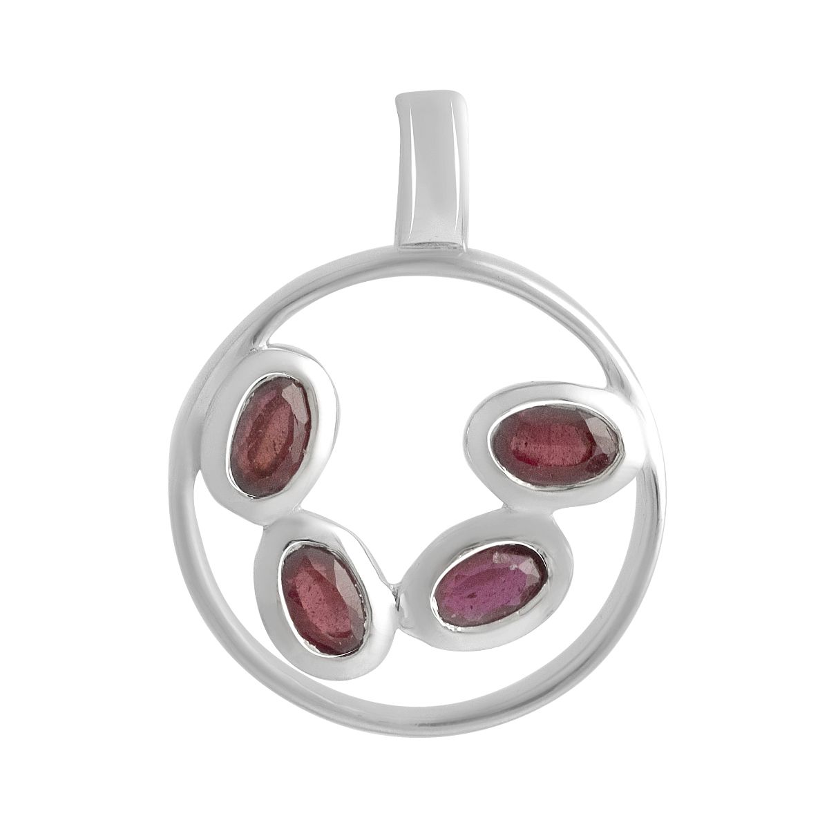 

Срібна підвіска з рубіном 1.2ct (2140344) rubine червоний колір