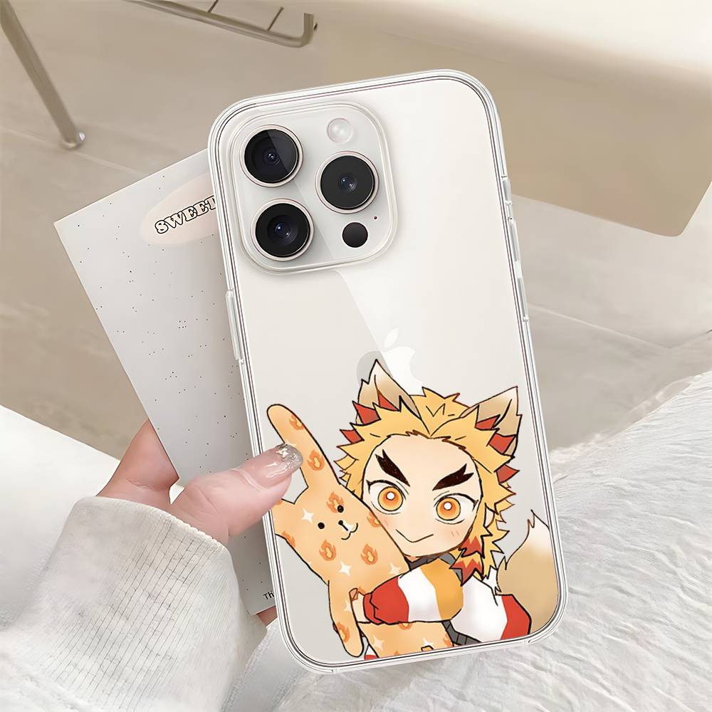 

K-Kyou-jurous R-Ren-gokus Phone Case For Iphone17 16 15 11 13 14 Pro Max 7 8 Plus X Xr Xs Max Se2020 12mini Transparent Cov iphone13