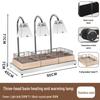 Commercial Food Warming Lamp Station with Base Heating