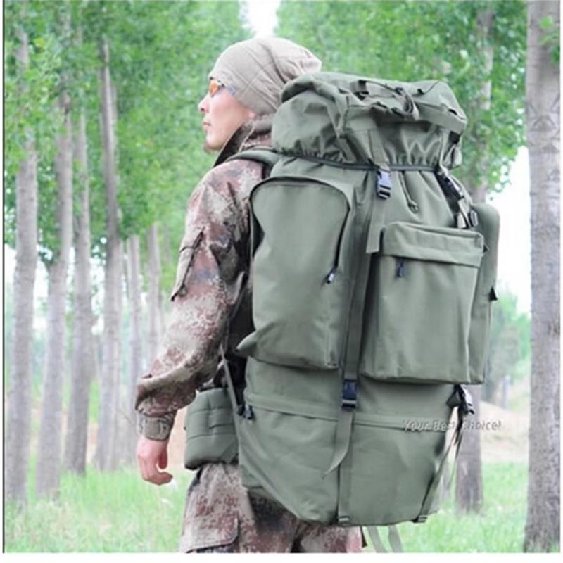 Xun Zhanying 110L Outdoor Camouflage Hiking Backpack