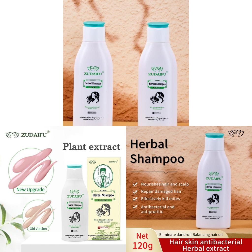 Zudaif Herbal Shampoo 120ml With Natural Cleansing For Daily Hair Care