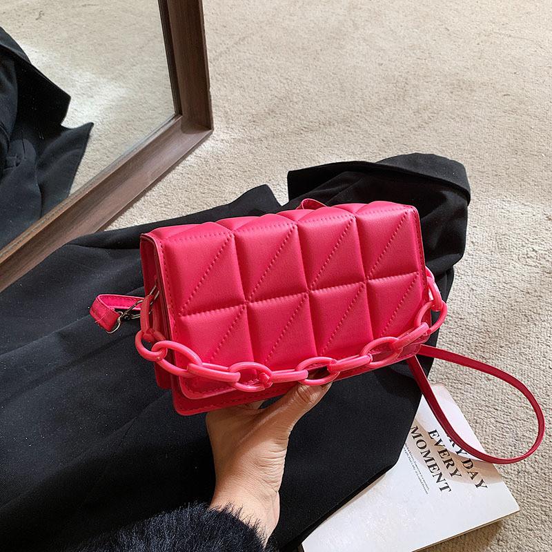 Trendy Pu Leather Small Square Shoulder Bag For Women Ideal For Everyday Fashion Needs