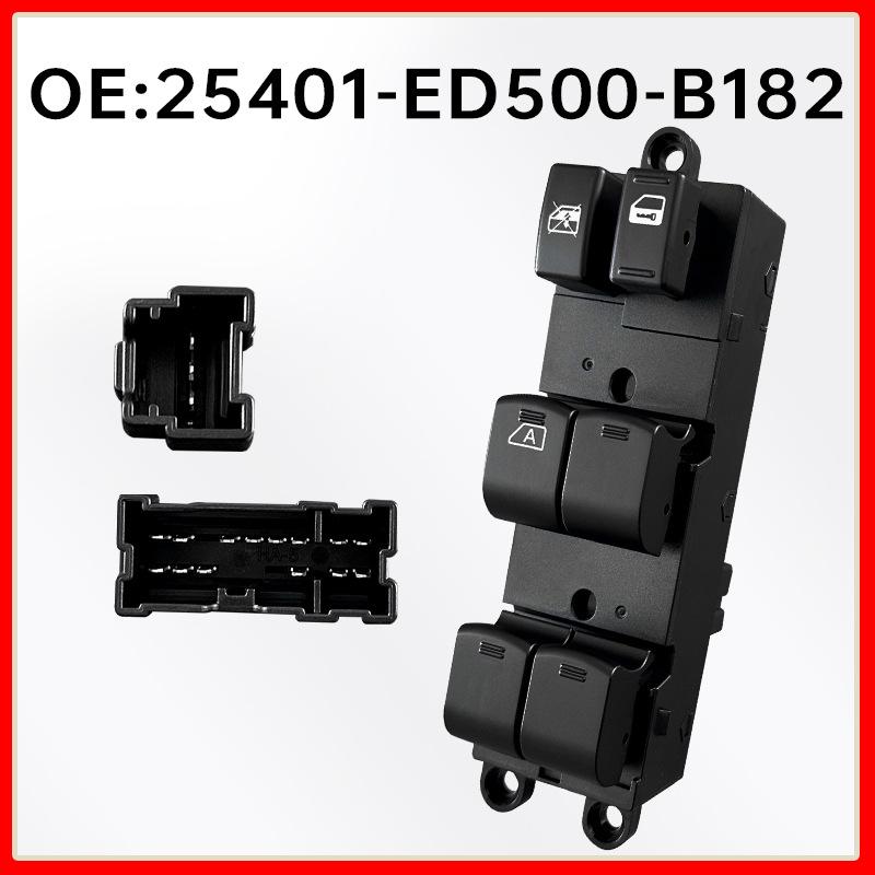25401-ED500-B182 Window Lifter Switch for Nissan Tiida, Livina, Sylphy, Junyi