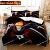 3D Anime Bleach Kurosaki Ichigo Bedding Set Printed single Comforter Quilt Duvet Cover Pillow Case 3 Pieces Sets Kids Adult Size