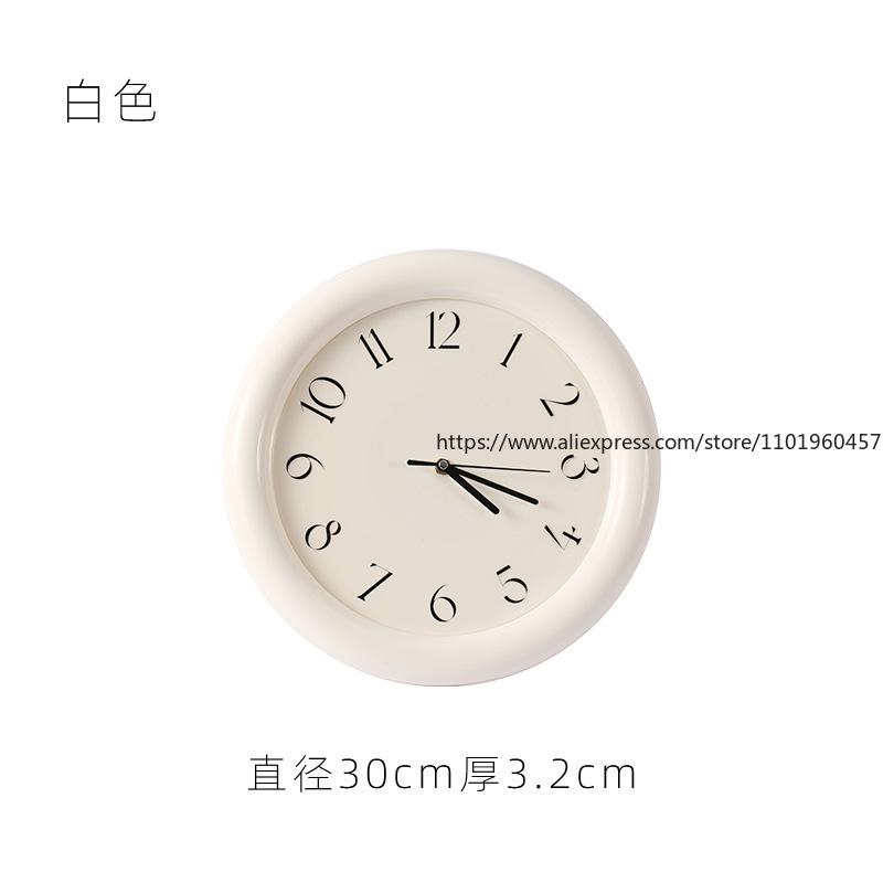 Nordic Ins-Style Living Room Deep Decoration Clock Bedroom Office Living Room Creative Home Wall-Mounted Clock