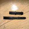 Used HERMES Watch Genuine Leather Belt Black