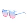 25 Irregular Sweet Bow Cat Frameless Sunglasses Princess Style Fashion Children's Fun Baby Sunglasses