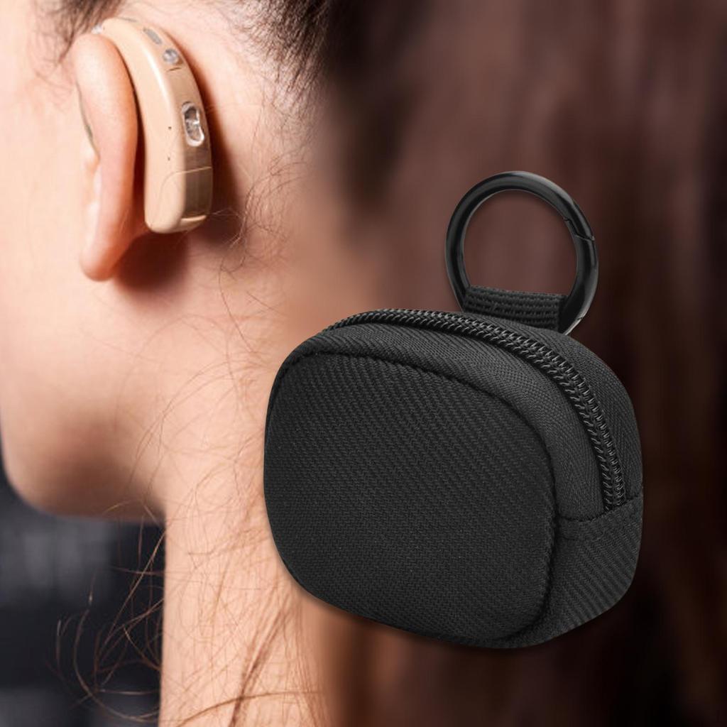 Aid Case Earbud Cover Practical Nylon Travel Carrying Bag Amplifier Storage Box for s Device