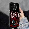 Coque de téléphone K-Korn Hot Metal Rock Band Pour IPhone 17 Pro Max 16 Pro Max 15 14 13 11 12 Mini Xs X Xr 7 8 Plus Se Couleur Silver Cove